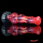 9.57in Animal Big Dog Silicone Soft Dildo With Strong Suction Pleasure Toy Real Dildo