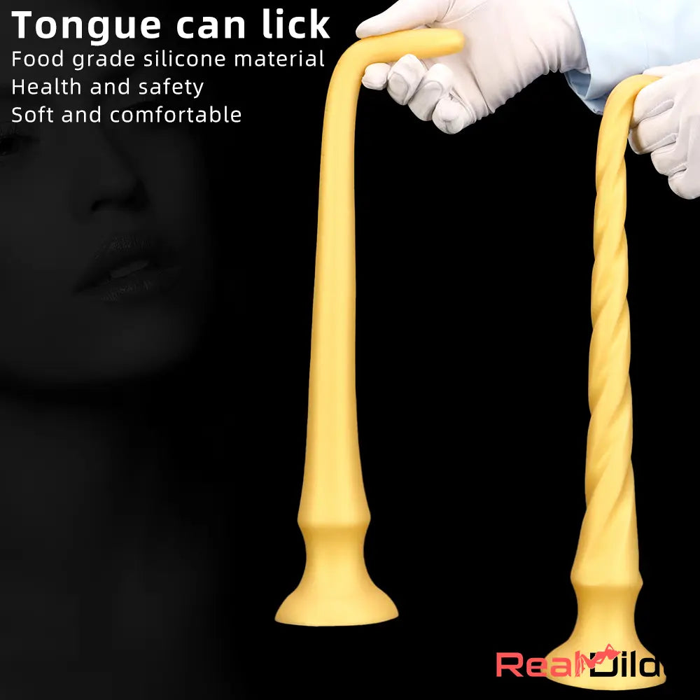 16.14in Large Long Silicone Soft Anal Dildo For Males Females Massage - Real Dildo
