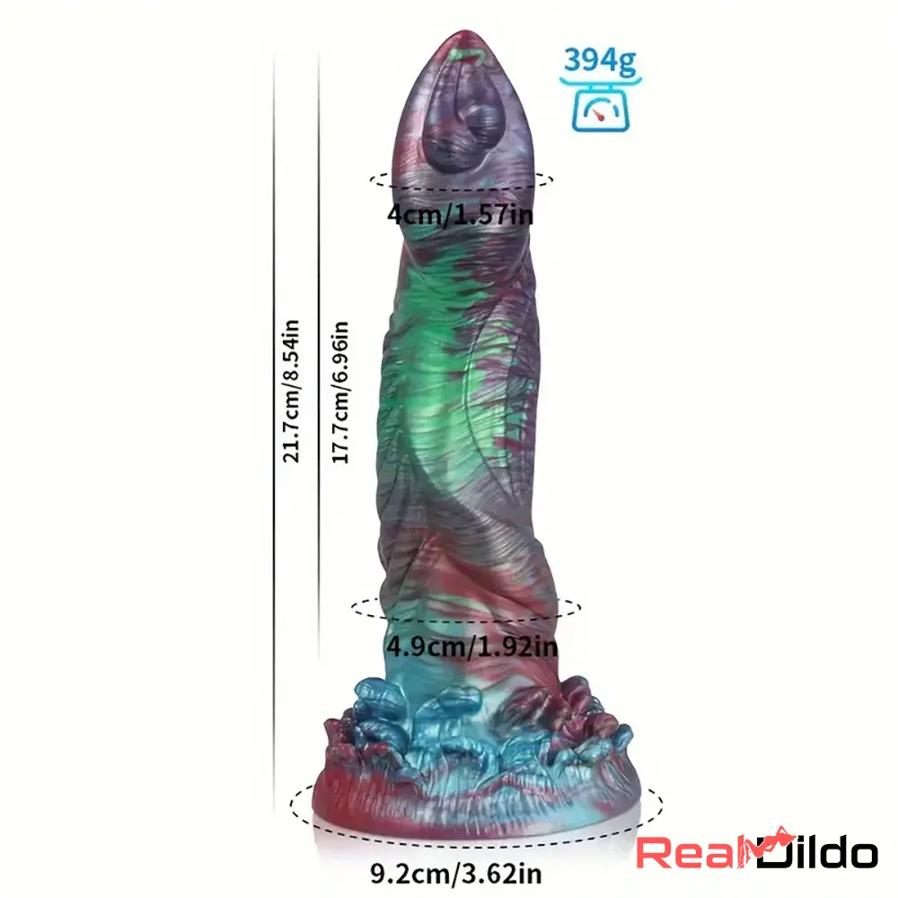 8.54in Fantasy Monster Big Dildo Solo Play Sex Toy For Increased Stimulation Real Dildo