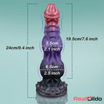9.4in Fantasy Monster Silicone Soft Ejaculating Dildo Vaginal Anal Sex Toy - Real Dildo