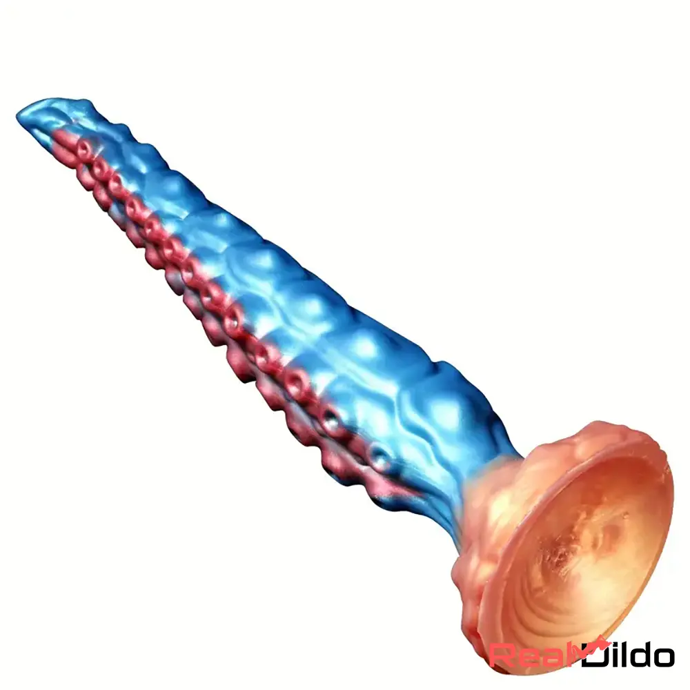 13.7in Big Long Real Tentacle Silicone Soft Big Dildo Vagina Stimulator - Real Dildo