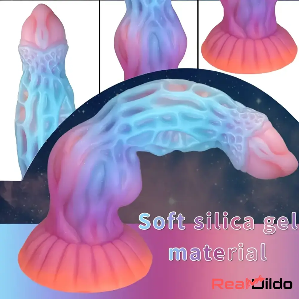 10.43in Luminous Fantasy Monster Silicone Soft Big Dildo Love Vagina Real Dildo