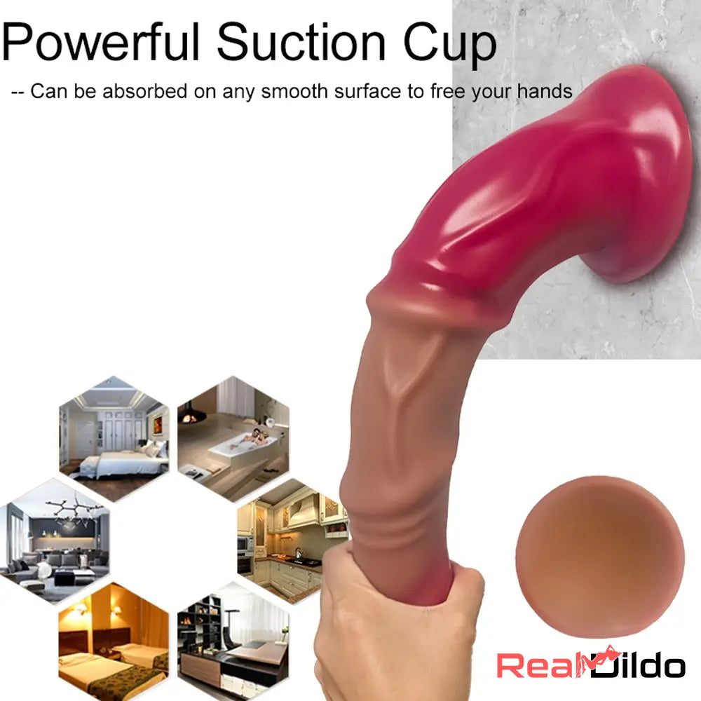 10in 11.81in 13.39in 14.57in Silicone Soft Huge Long Horse Real Dildo Real Dildo
