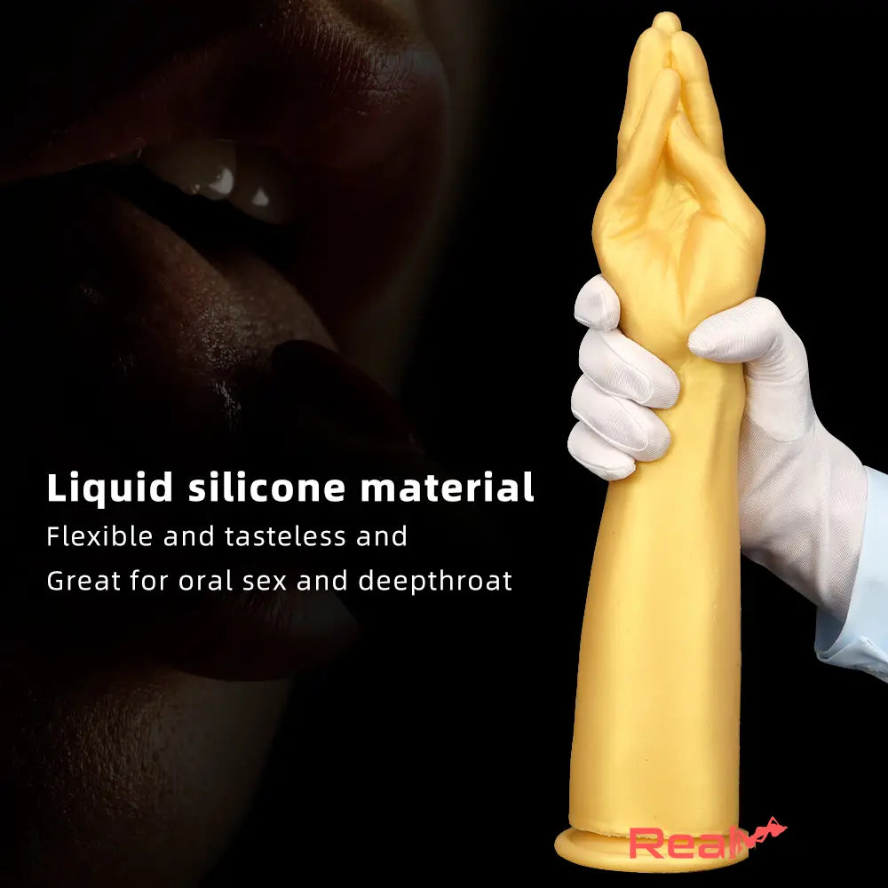 14.17in Super Big Long Thick Soft BDSM Hands Dildo For Fisting G Spot - Real Dildo
