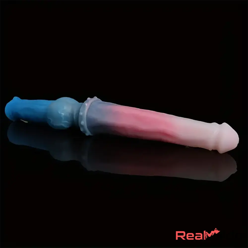 15.7in Long Large Double Sided Liquid Silicone Dog Horse Animal Dildo Real Dildo