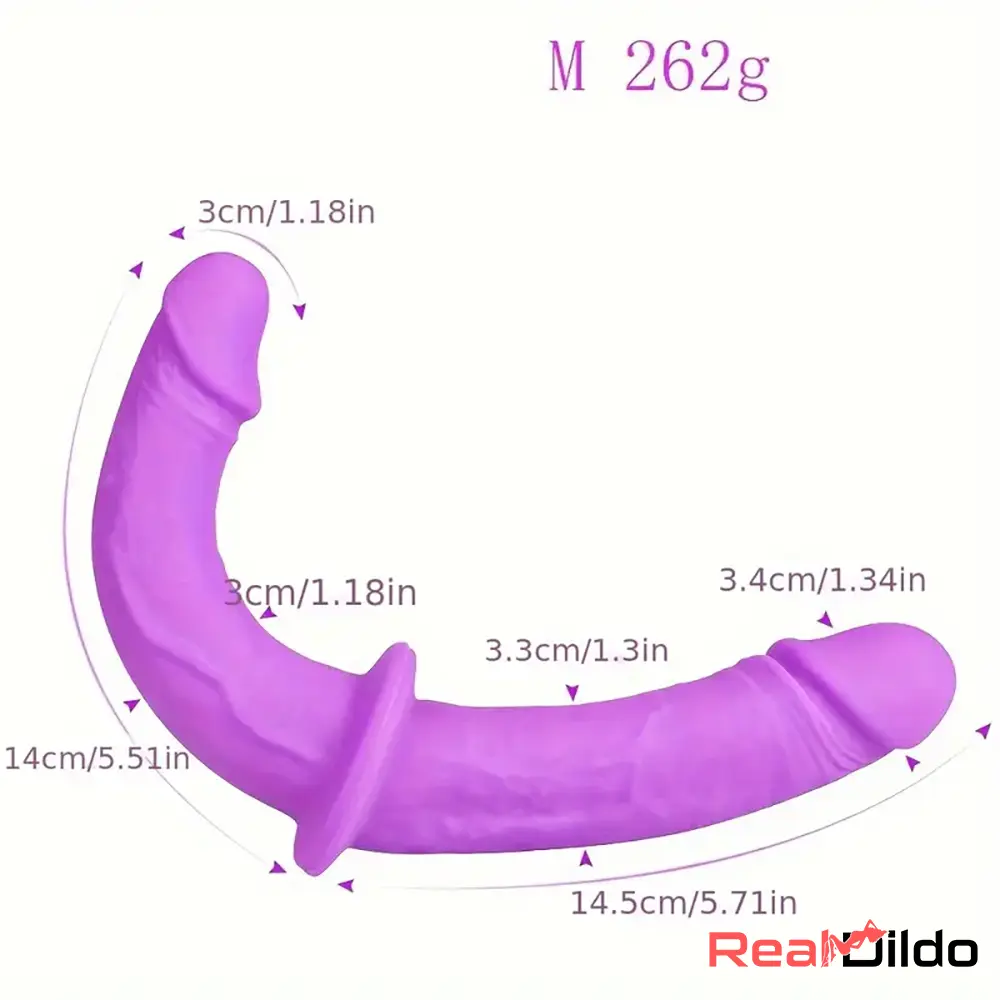 11.22in 12in Double-headed Big Dildo For Female Pleasure Adult Love Real Dildo