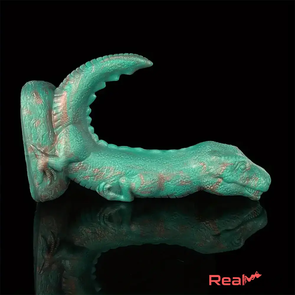 8.66in Animal Dinosaur Monster Silicone Thick Soft Dildo For Orgasm - Real Dildo