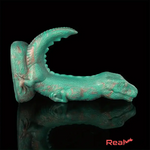 8.66in Animal Dinosaur Monster Silicone Thick Soft Dildo For Orgasm - Real Dildo