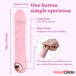 7.08in Liquid Silicone Bendable Soft Vibrating Dildo For Male Female - Real Dildo