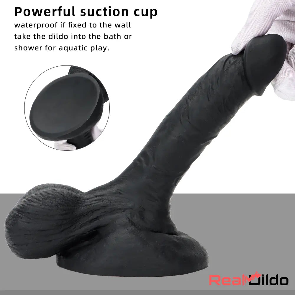 7.48in Big Suction Cup Silicone Soft Mixed Color Dildo For Sex Toy Safety Real Dildo