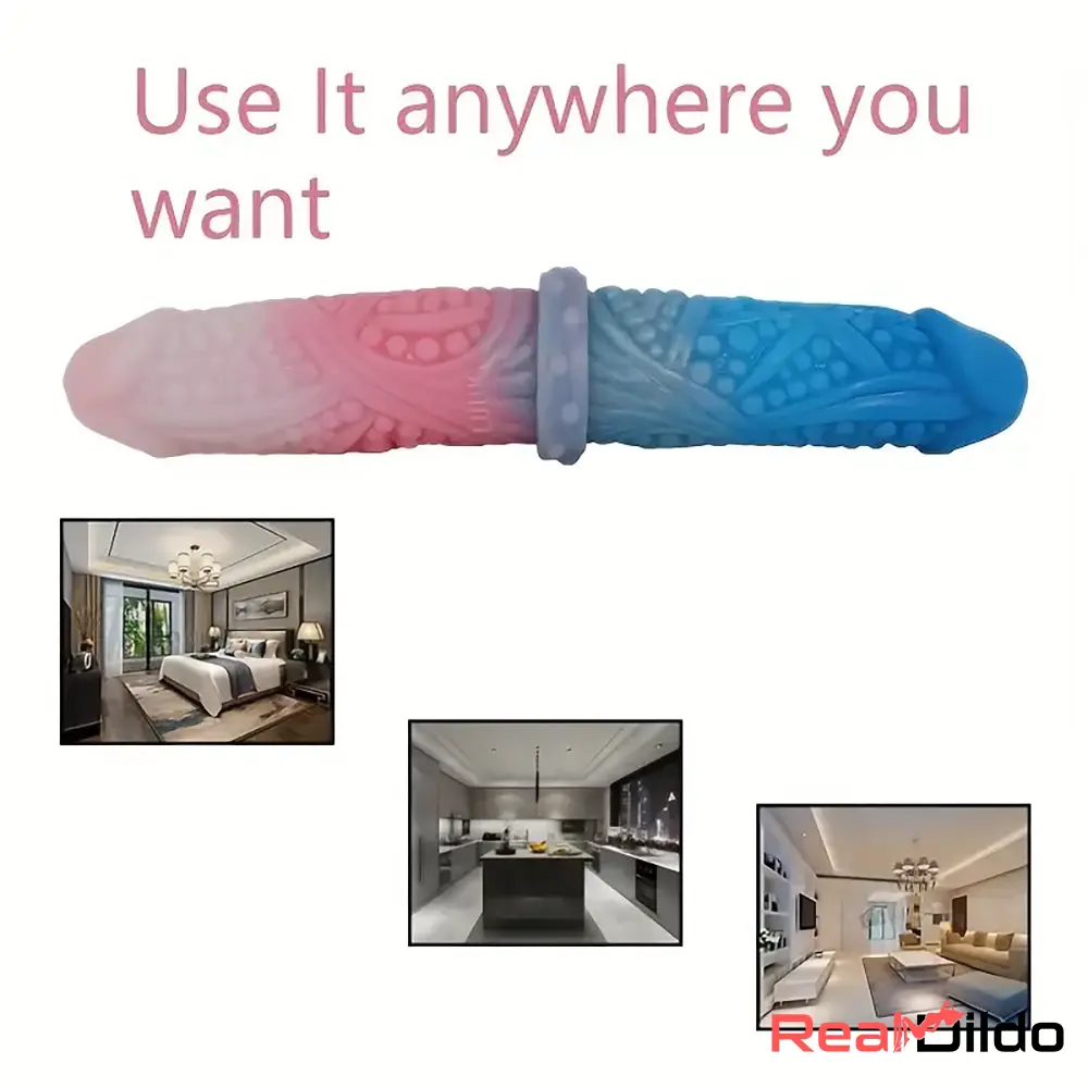 10.62in Tortoise Penis Silicone Soft Large Double-headed Fantasy Dildo Real Dildo