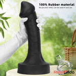 10.63in 12.6in 13.77in Silicone Big Soft Curved Black Dildo With Big Head Real Dildo