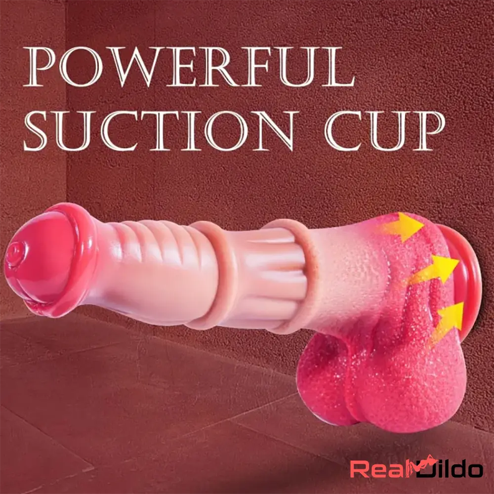 9.6in Silicone Big Soft Horse Cock Animal Dildo For Hands-free Intimate Real Dildo