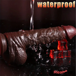 7.08in 8.46in Realistic Silicone Dildo Women With Sliding Foreskin Couples Real Dildo