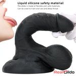 7.48in Big Suction Cup Silicone Soft Mixed Color Dildo For Sex Toy Safety Real Dildo