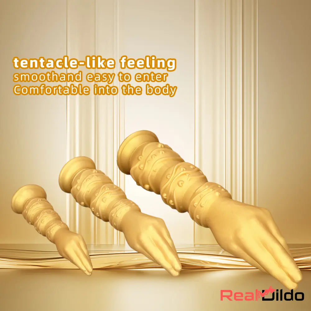 7.28in 9.84in 13.38in Premium Silicone Soft Fist Hands Big Self-Pleasure Dildo Real Dildo