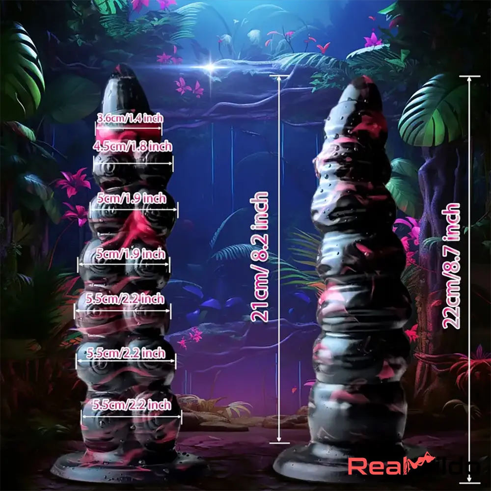 8.7in Monster Octopus Tentacle Big Silicone Soft Ergonomic Cock Dildo Real Dildo