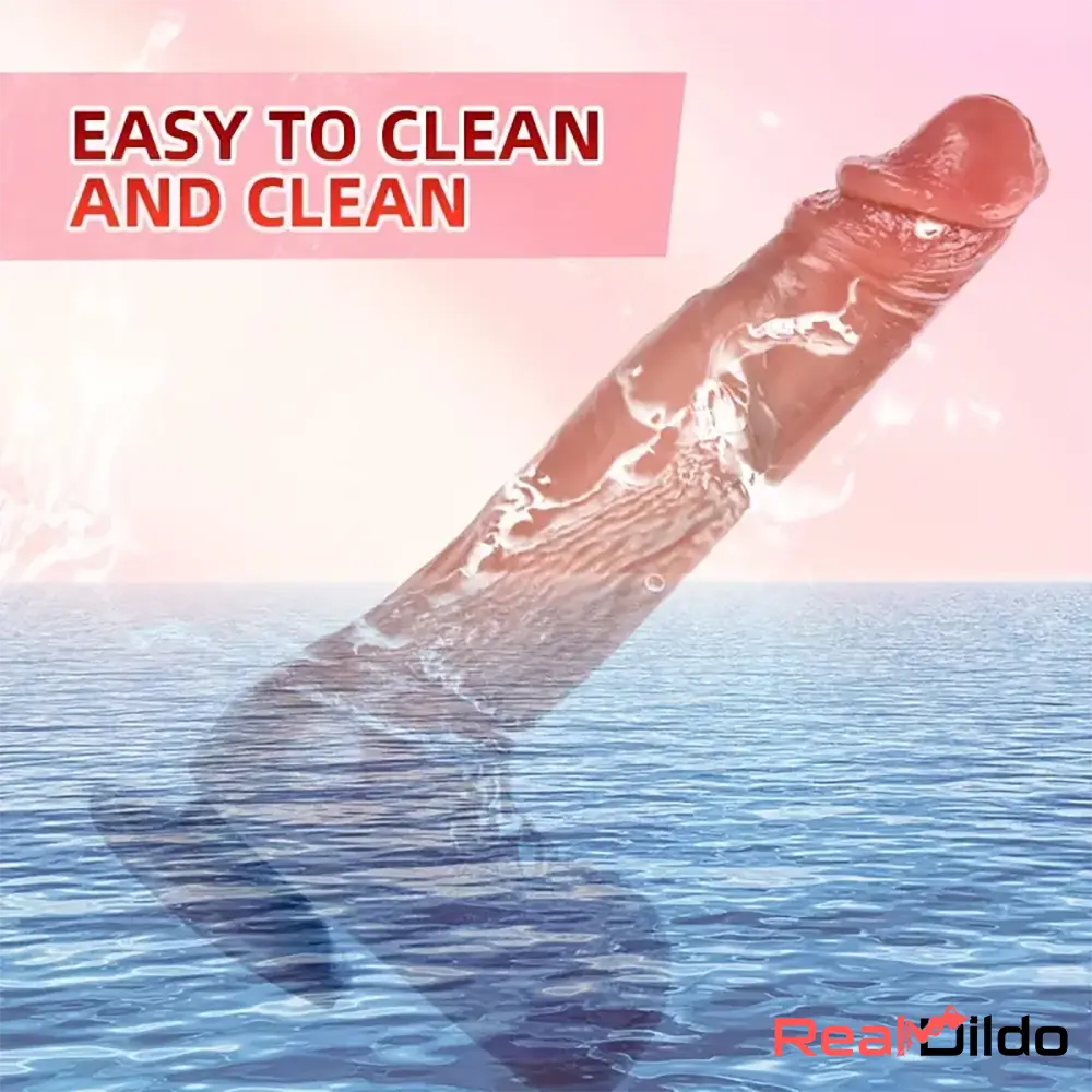 10.43in Soft Big Real Looking Silicone G Spot Skin-Feel Vagina Dildo Real Dildo