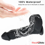 8.07in Top Quality Silicone Soft Mixed Color Dildo For Sex Toy Safety Sex Real Dildo