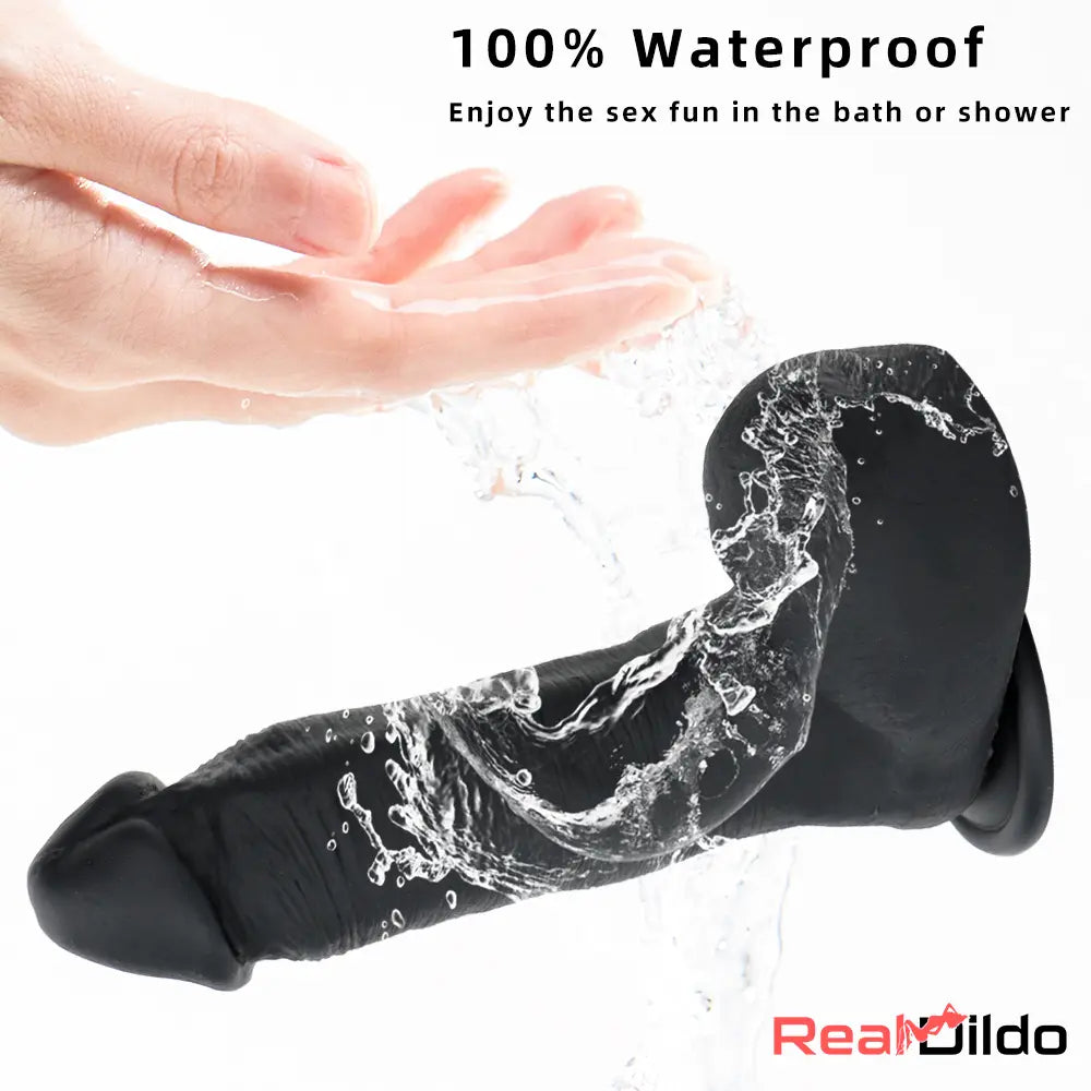 8.07in Top Quality Silicone Soft Mixed Color Dildo For Sex Toy Safety Sex Real Dildo