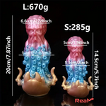 5.7in 7.87in Tentacle Octopus Silicone Soft Dildo For Women Erotic Sex Toy - Real Dildo