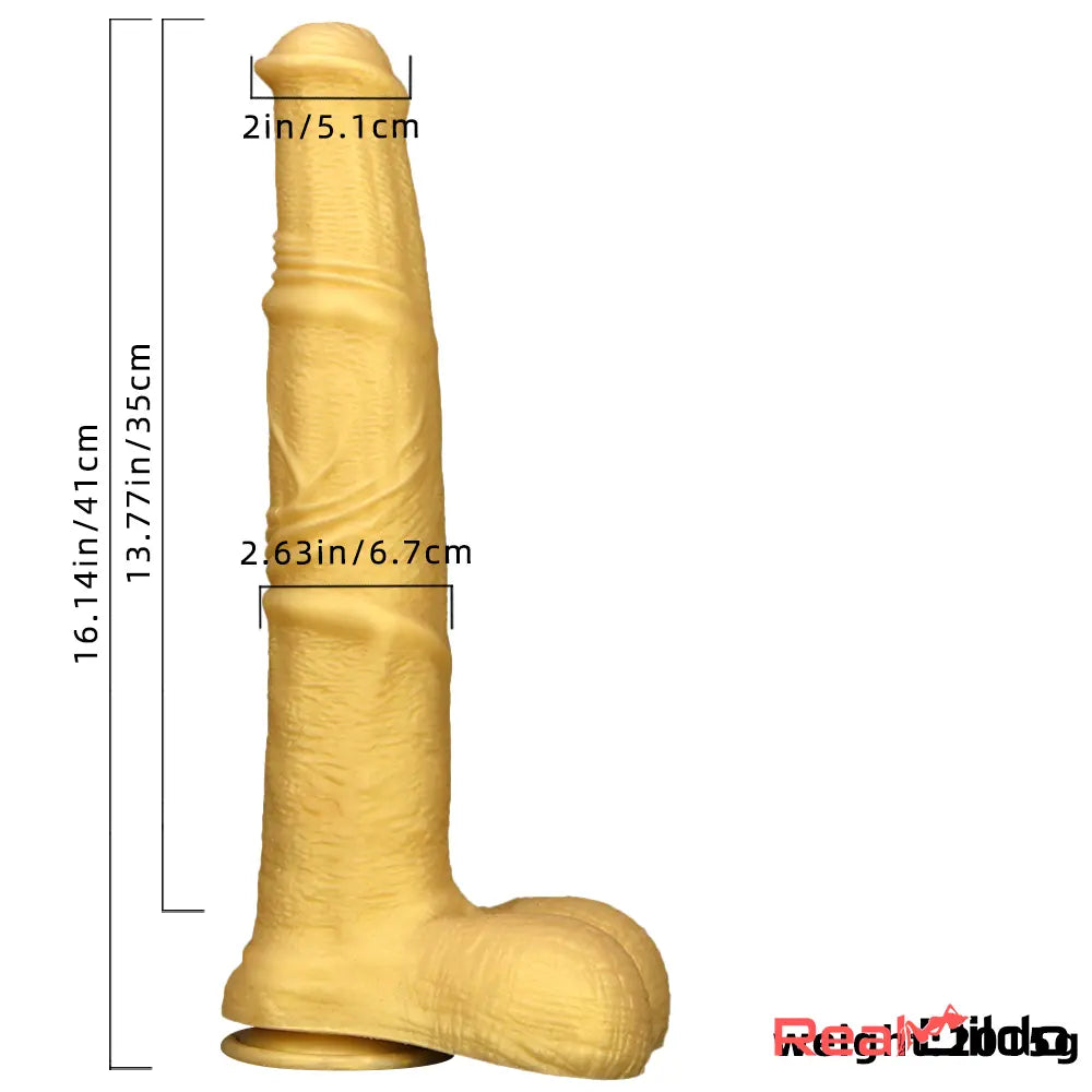 14.76in Extra Long Huge Black Soft Liquid Silicone Horse Cock Orgasm Dildo Real Dildo