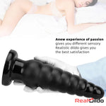 10.63in Realistic Big Silicone Black Dildo Butt Plug For Clit Expansion Real Dildo