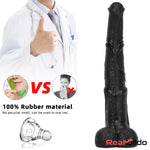 14.76in Extra Long Huge Black Soft Liquid Silicone Horse Cock Large Dildo Real Dildo