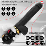 7.87in Cat Warming Thrusting Vibrating Remote Gun Sex Dildo Machine - Real Dildo