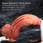 26.18in Realistic Super Long Huge Thick Soft Fat Dildo For Women Anal Toy - Real Dildo