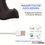 5.5in Unisex Silicone Soft Vibrating Remote Dildo For Women Men Adults - Real Dildo