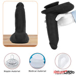 9.25in 10.23in Premium Soft Liquid Silicone Big Real Dildo For Women Clit Real Dildo