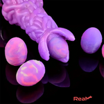 7.99in Luminous Ovipositor Silicone Dildo For Anal Vaginal Pleasure Toy Real Dildo