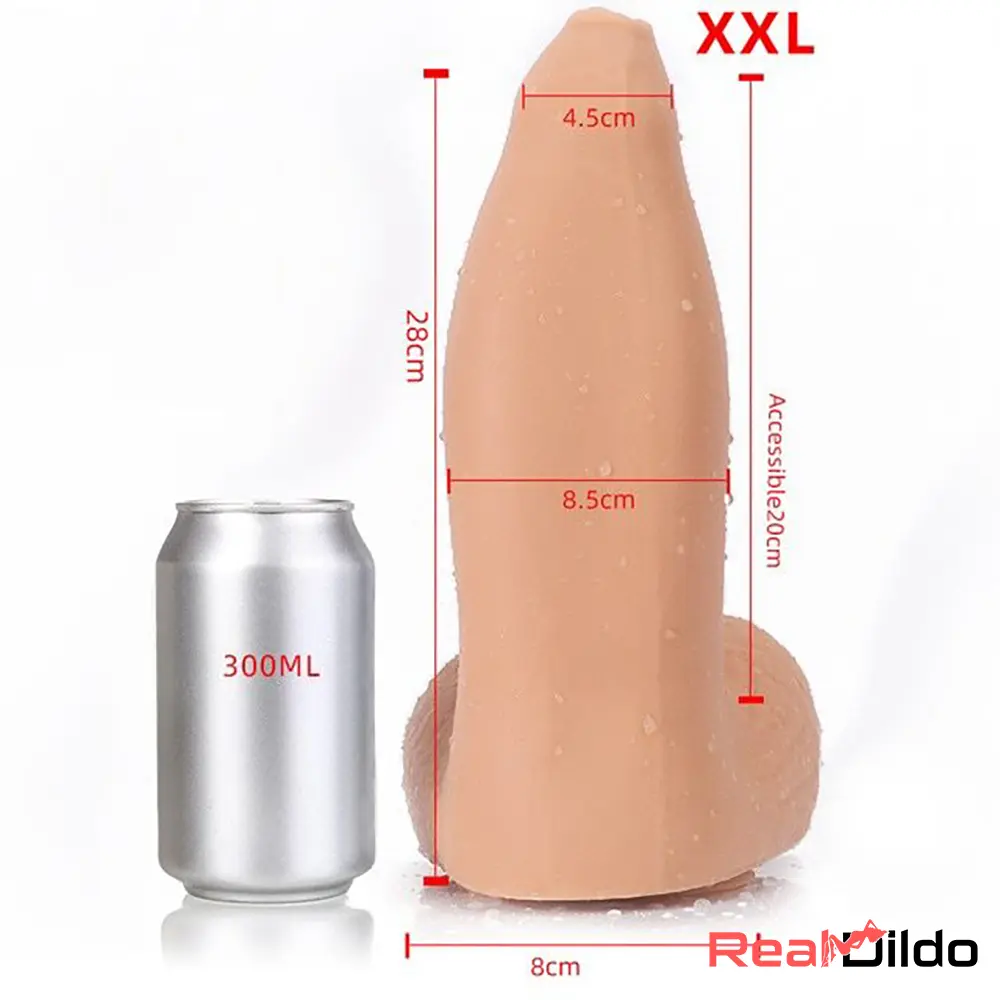 5.9in 7.09in 8.66in 9.45in 11.02in Silicone Big Thick Soft Cock Sex Dildo Real Dildo