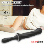 9.65in Silicone Soft Vibrating Sword Dildo With Handle G Spot Stimulator Real Dildo
