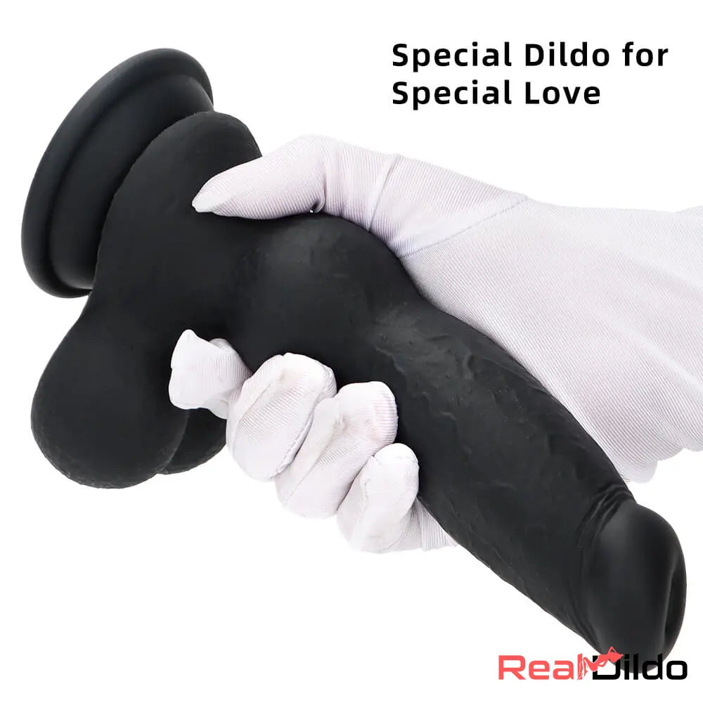 7.87in Silicone Soft Mixed Color Dog Cock Dildo For Women Sex Safety Real Dildo