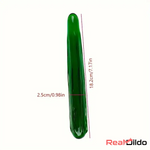 Multiple Lengths Colors Fruit Vegetable Crystal Clear Glass Anal Cock Dildo Real Dildo