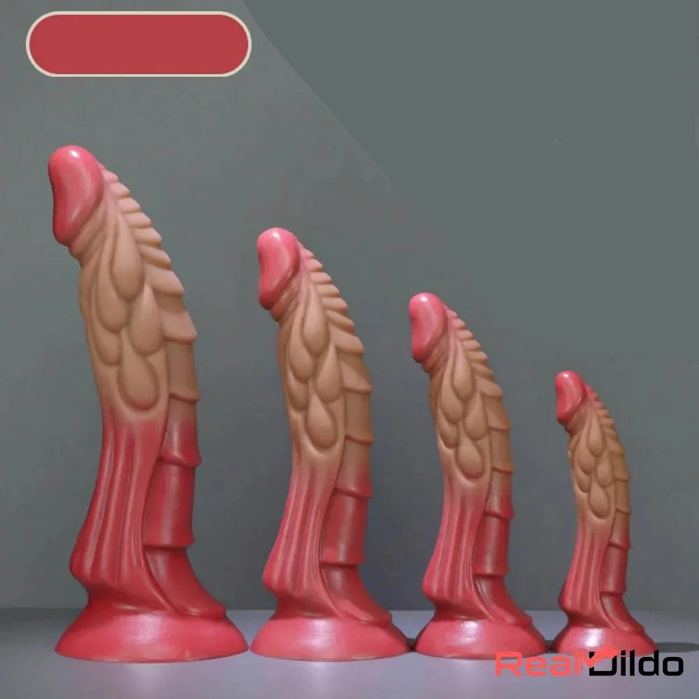 7.48in 9.45in 11.02in 13.38in Big Dragon Fantasy Silicone Soft Vaginal Dildo - Real Dildo