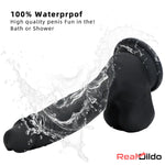 8.46in Premium Silicone Soft Mixed Color Dildo For Anal Sex Safety Toy Real Dildo