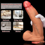 10.03in 9.25in 13in Soft Silicone Big Lifelike Real Dual Density Dildo Real Dildo