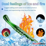 6.2in 7.5in 7.7in Discreet Colors Fruit Vegetable Crystal Glass Anal Plug Dildo Real Dildo