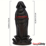 9.84in Big Monster Silicone Flexible Dragon Dildo For Women Men Anus Real Dildo