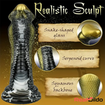 8.5in Big Silicone Soft Monster Animal Snake Dildo Adults Anal Sex Toy Real Dildo