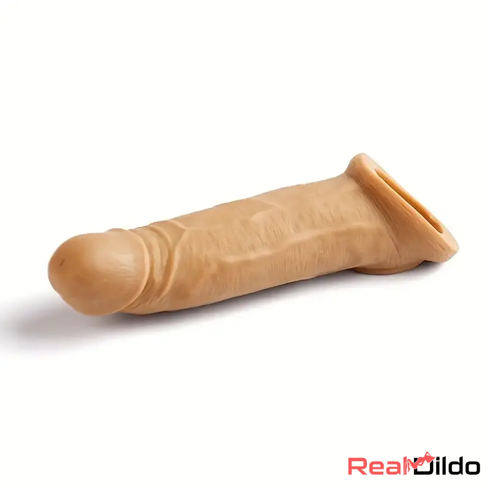 8.27in Lifelike Big Dildo Cock Sleeve For Penis Extension Ergonomic Sex Toy Real Dildo