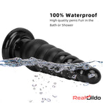 10.63in Realistic Big Silicone Black Dildo Butt Plug For Clit Expansion Real Dildo