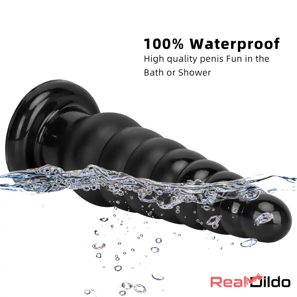 10.63in Realistic Big Silicone Black Dildo Butt Plug For Clit Expansion Real Dildo