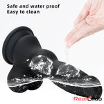 7.87in Silicone Soft Mixed Color Dog Cock Dildo For Women Sex Safety Real Dildo