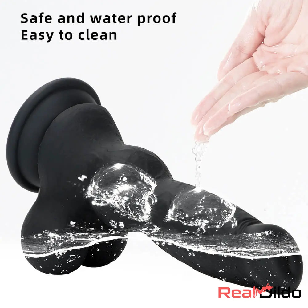 7.87in Silicone Soft Mixed Color Dog Cock Dildo For Women Sex Safety Real Dildo