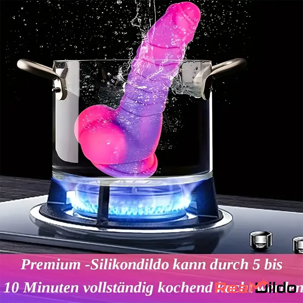 7.48in Uncut Fantasy Silicone Soft Dildo For Anal Prostate For Couples Real Dildo