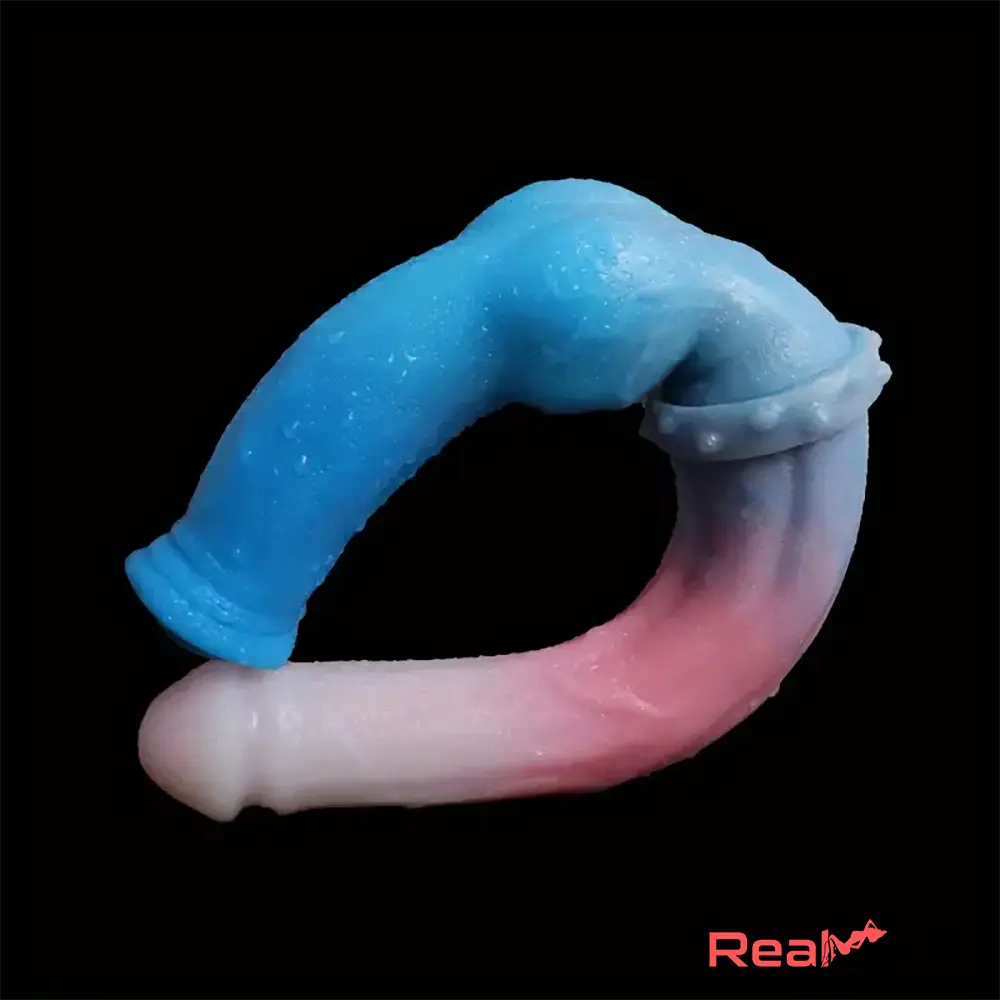 15.7in Long Large Double Sided Liquid Silicone Dog Horse Animal Dildo Real Dildo